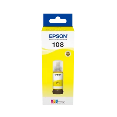 Epson EcoTank Yellow 108 – мастило (70мл)
